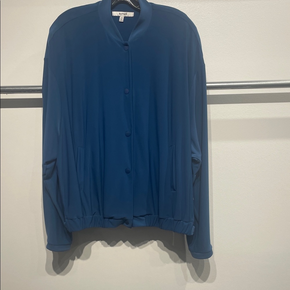 Sympli Lake Blue Bomber Jacket